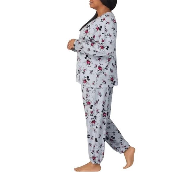 Disney Women's Pajamas Set Gray Size 3X NWT - Picture 8 of 8